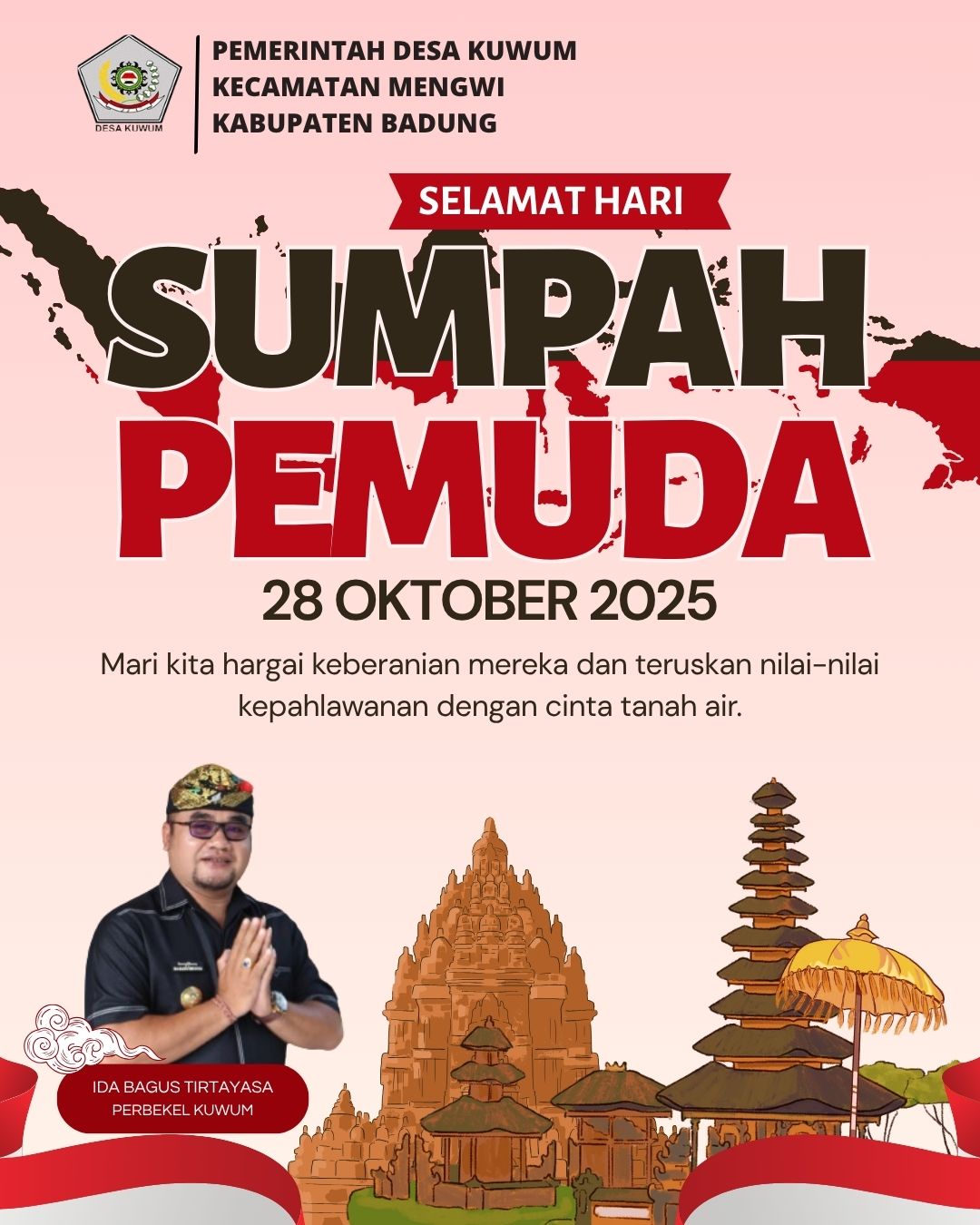 Selamat Hari Sumpah Pemuda, 28 Oktober 2025